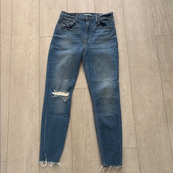 GRLFRND Women Jeans Kendall Amelia High-Rise Skinny Distressed Size 26 - Picture 1 of 10